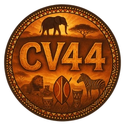 CV44's brand insignia and logotype